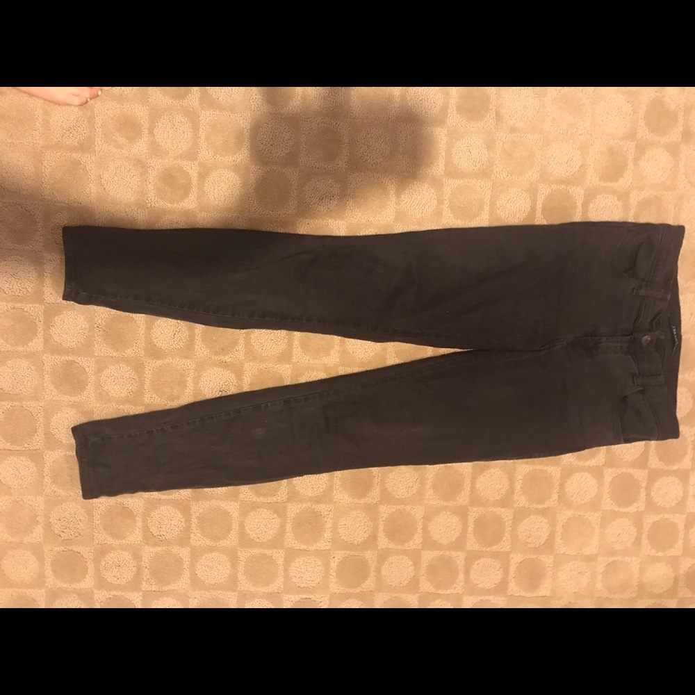 J brand black wash skinny jeans